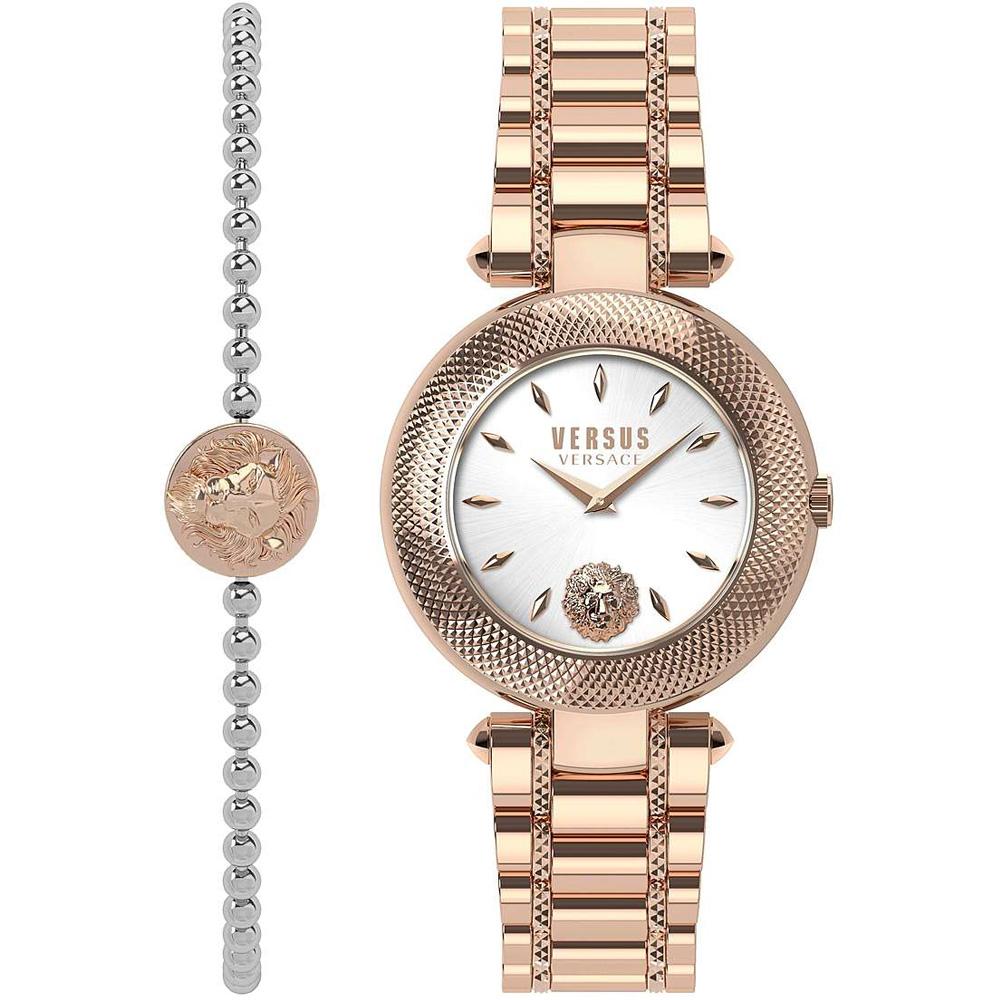 Versus Versace Watch (VSP712218) Brick Lane 36MM SS IP Rose Gold Silver